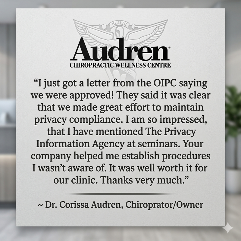 One of our many Alberta Chiropractor client.